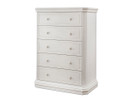 Villa Grove Tall Chest - Brushed Ivory Finish