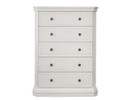 Villa Grove Tall Chest - Brushed Ivory Finish