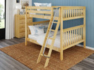 Maxtrix Bunk Bed w/ Ladder, Queen/Queen