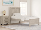 Cambridge Bed Twin - Brushed Linen Finish