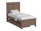 Cambridge Bed Twin - Brushed Brown Finish