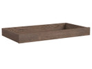 Cambridge Universal Wide Changing Tray - Brushed Brown Finish
