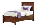 Brighton Panel Bed Twin w/ Drawers - Cherry Finish