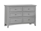 Brighton Double Dresser - Grey Finish