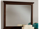 Brighton Large Mirror - Merlot Finish