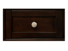 Brighton Panel Bed Twin w/ Drawers - Merlot Finish