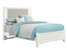 Brighton Upholstered Bed Full - White Finish