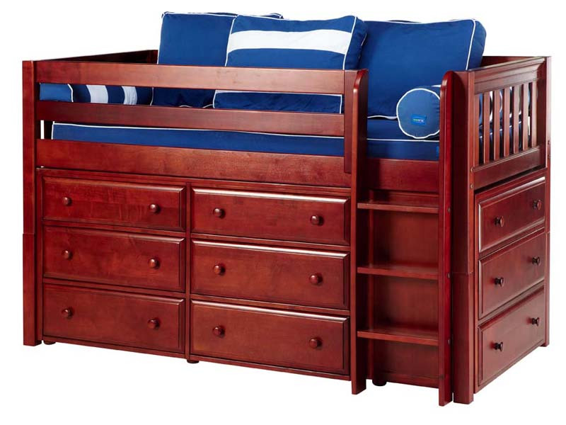 Maxtrix Low Loft Storage Bed Bedroom Source