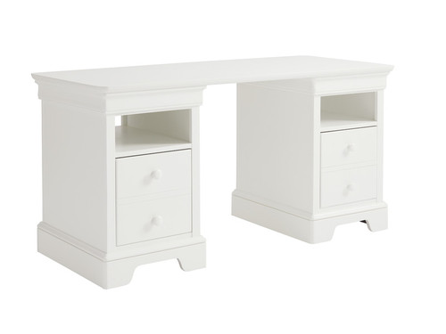 Sydney Partners Desk White Bedroom Source