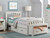 Seaview Slatted Bed w/Drawers, Twin - White Finish