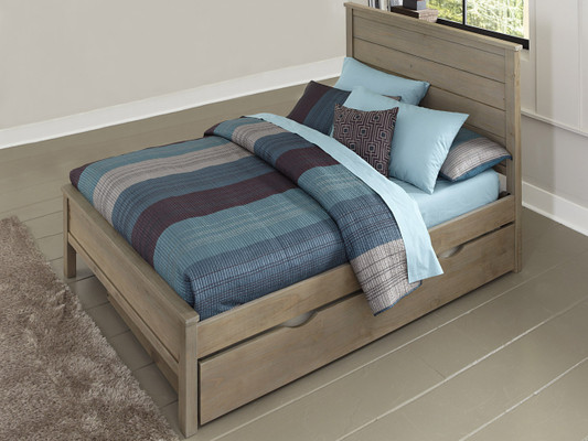 Seaview Panel Bed Full Driftwood Bedroom Source