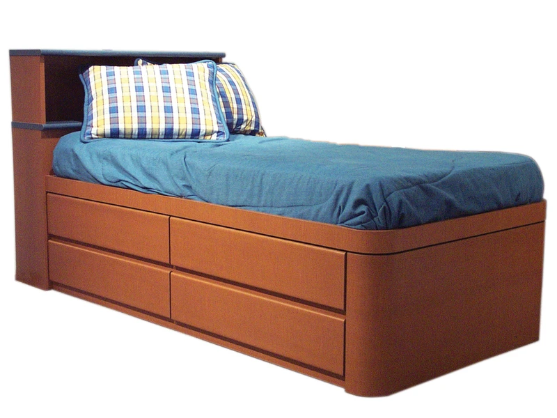 Contemporary 4 Drawer Storage Bed