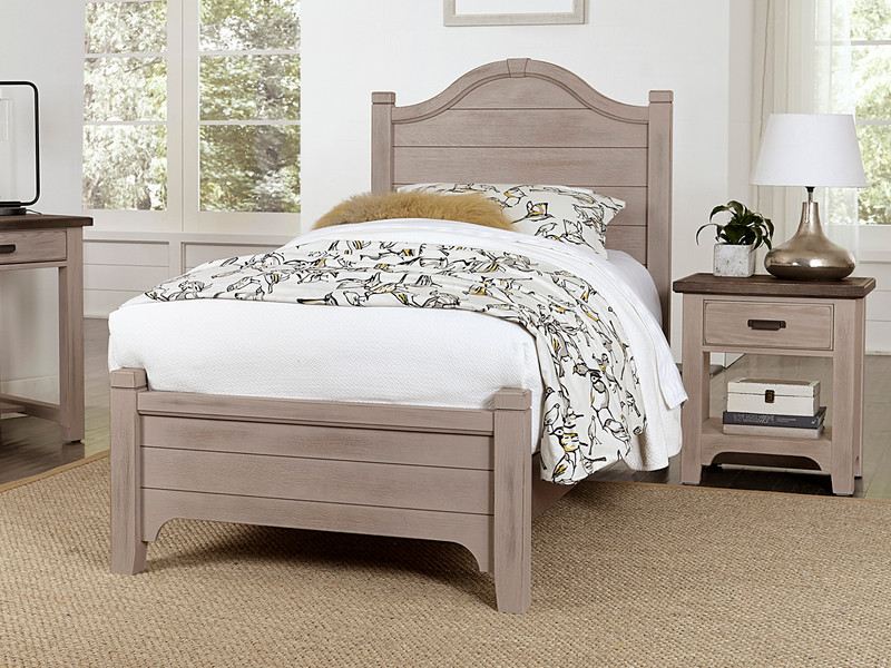 Country House Arch Bed, Twin - Grey Finish