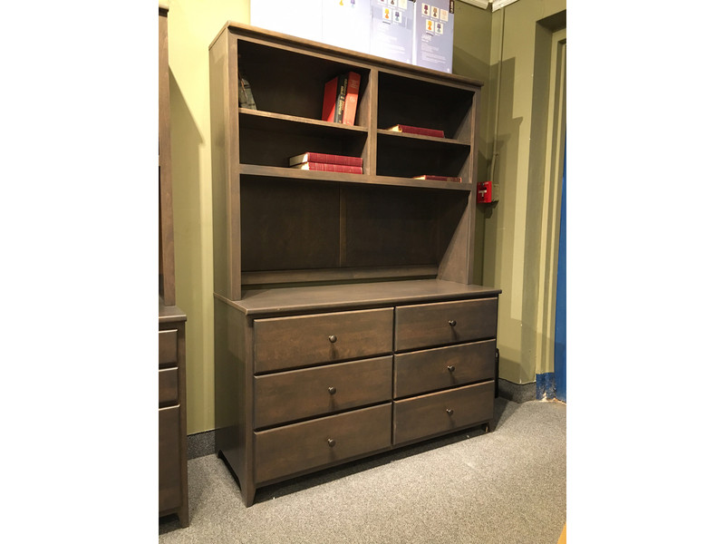 Bedroom Source Collection Shaker Dresser & Hutch - Floor Sample