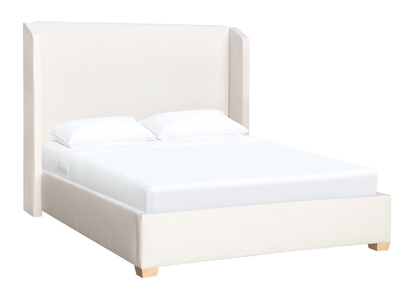 Rhys Wingback Upholstered Bed