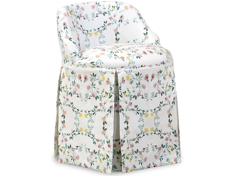 Uptown Skirted Vanity Chair