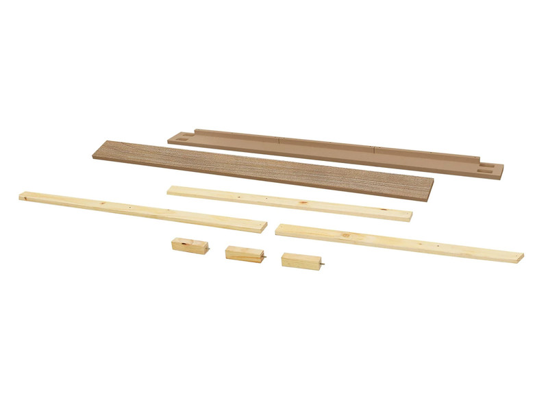 Newbern Full Size Bed Conversion Kit - Driftwood Finish
