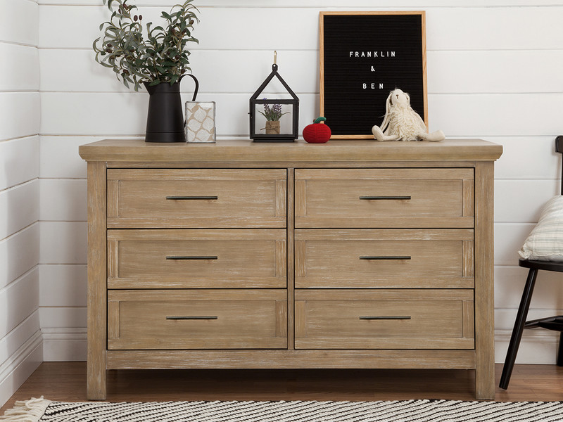 Eagle Creek 6-Drawer Double Dresser - Driftwood Finish