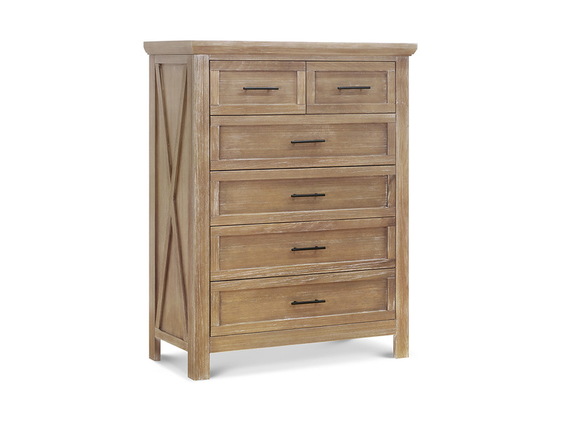 Eagle Creek 6-Drawer Tall Chest - Driftwood Finish