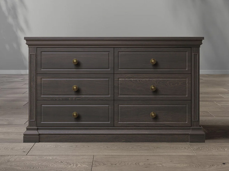 Silva Jackson Double Dresser - Aqua Gray Finish