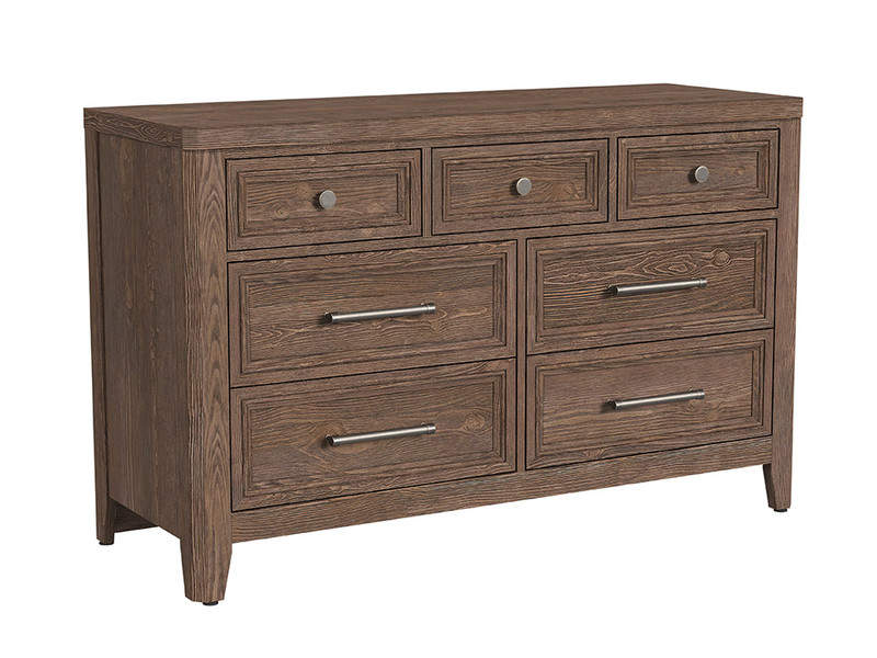 Cambridge Double Dresser - Brushed Brown Finish