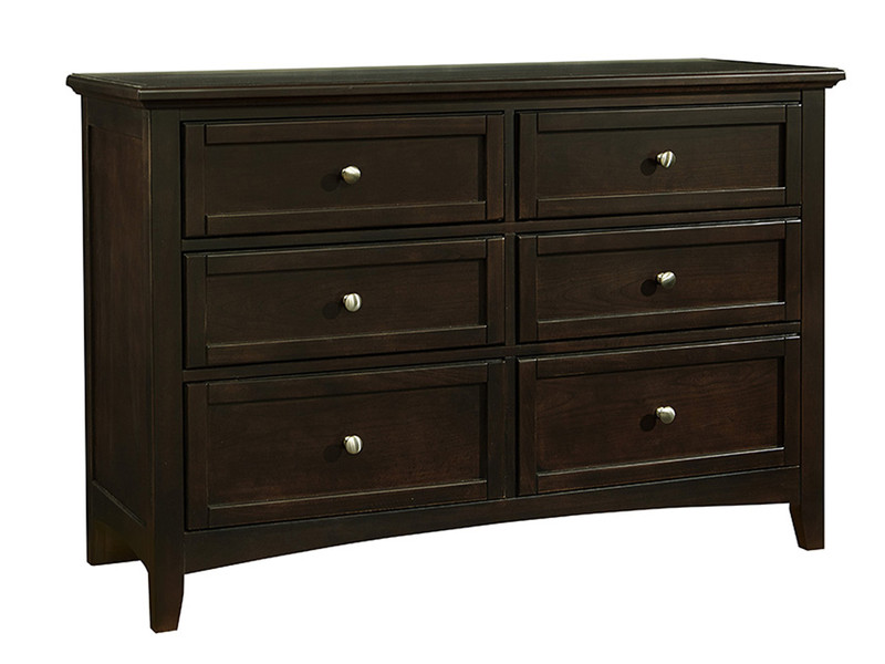 Brighton Double Dresser - Merlot Finish