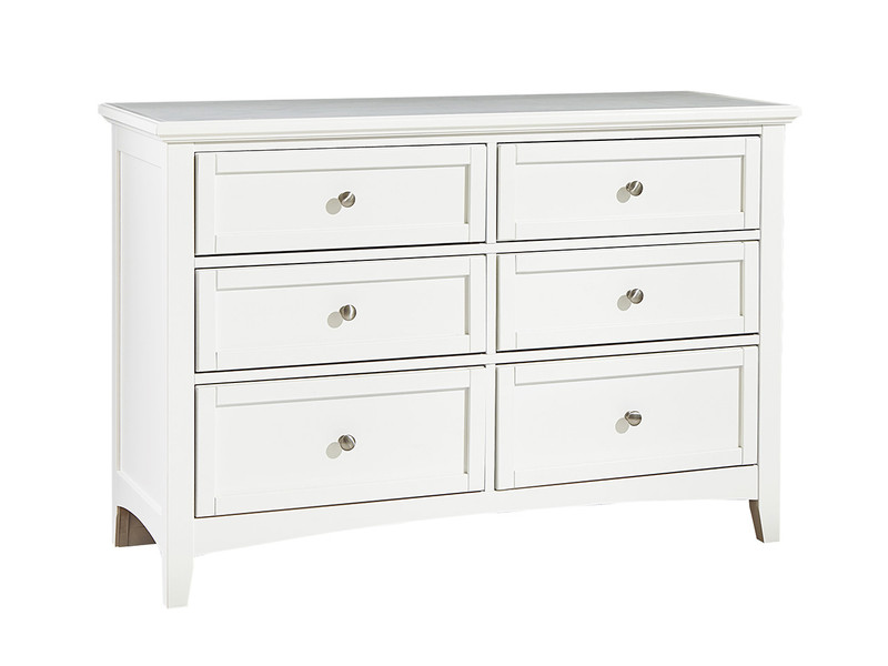 Brighton Double Dresser - White Finish