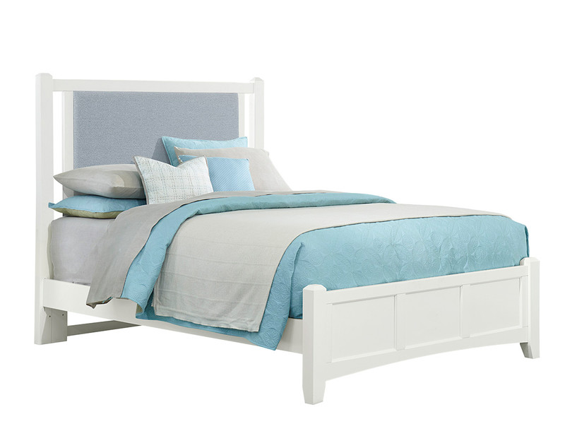 Brighton Upholstered Bed Queen - White Finish