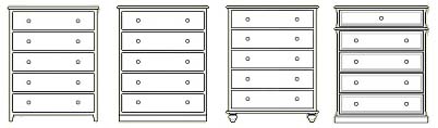 5 drawer chest