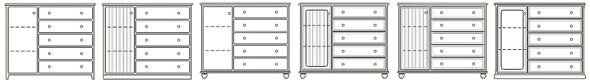 5 drawer wardrobe options