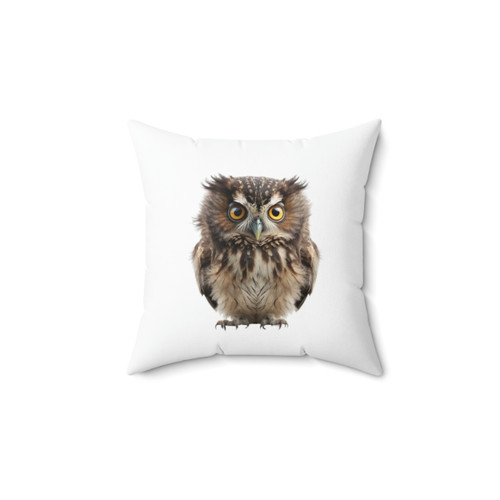 Midnight the Owl - Square Pillow