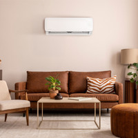 DIY Easy Pro® - R454B DIY 9K BTU Ductless Mini-Split Heat Pump Wall Mounted Air Handler, 115V, with 13' Communication Cable