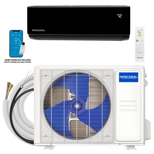 DIY Select 1st Gen - R454B Ductless Mini-Split Single Zone Heat Pump System with 11.5ft Line Set