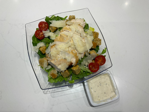 Chicken Caesar Salad with Oven baked Croutons and a Caesar dip - Sunday delivery