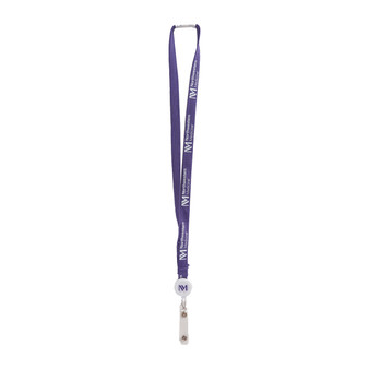 Northwestern Medicine Logoed Lanyard and Badge Reel Set