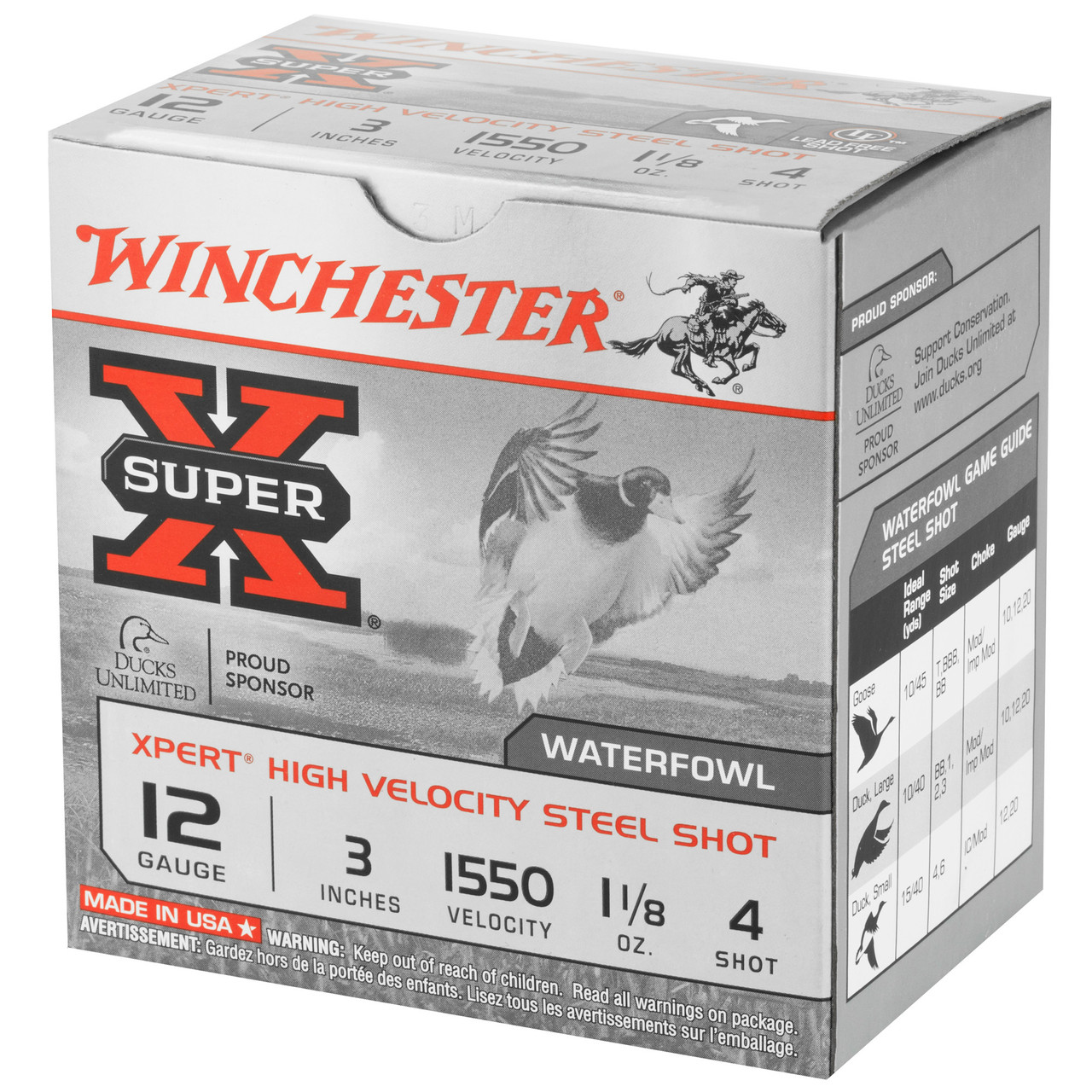 Winchester Ammunition WEX1234 Xpert HV Steel 12 Gauge 3