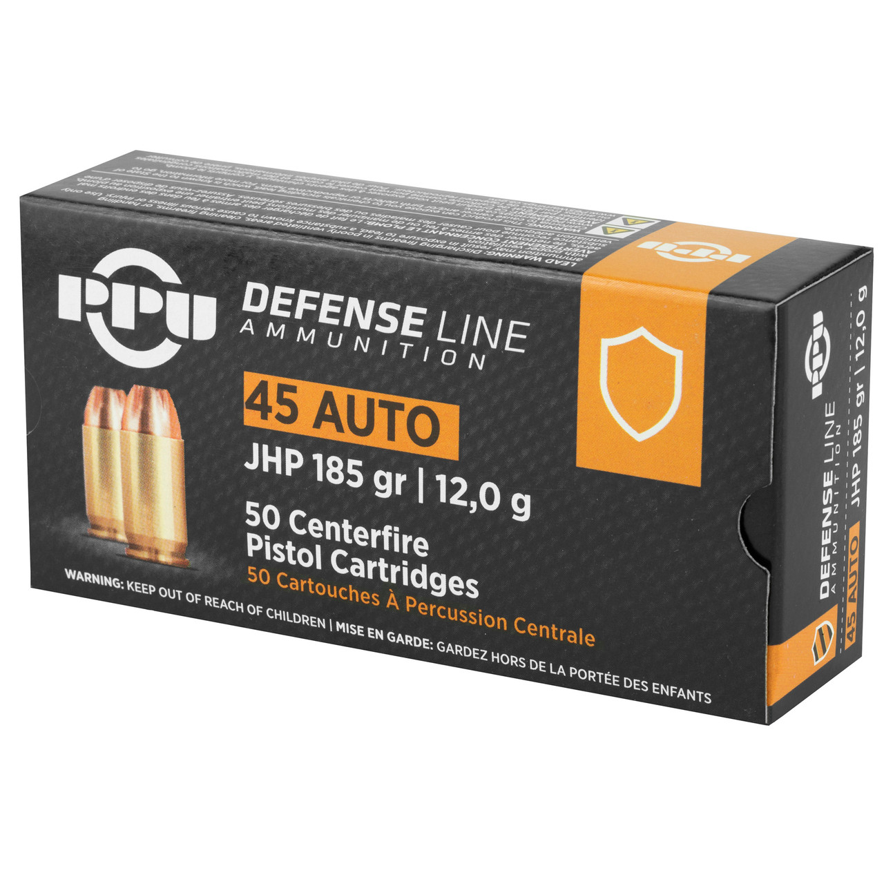 Prvi Partizan PPU 45 ACP JHP 185 Grain Ammunition, 50 Rounds