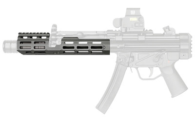 Midwest Industries MLOK Suppressor Handguard for MP5 - Black