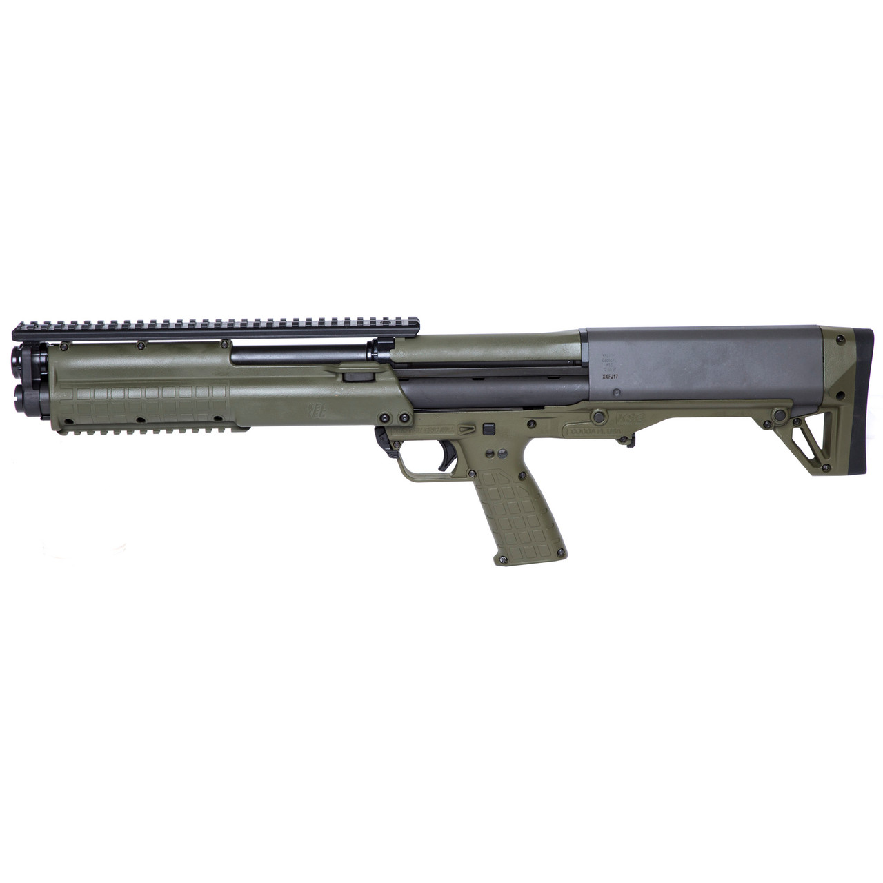 Kel-Tec KSG 12 Gauge Pump Action Shotgun with Green Polymer Stock