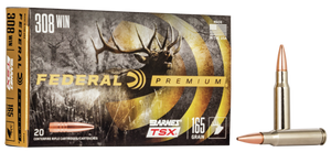 Federal Premium, Fed P308h 308 165 Btsx 20/10 Federal Premium, Fed P308h 308 165 Btsx 20/10