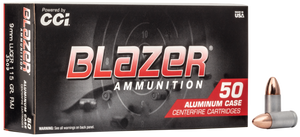 Cci Blazer, Cci 3509    Blazer S 9mm      115 Fmj        50/20 Cci Blazer, Cci 3509    Blazer S 9mm      115 Fmj        50/20