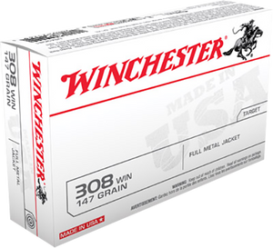 Winchester Ammo Usa, Win Usa3081 308 Bt 147 Fmj 20/10 Winchester Ammo Usa, Win Usa3081 308 Bt 147 Fmj 20/10