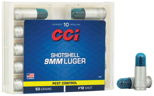 Cci Pest Control, Cci 3790 9mm Shotshell #12 10/20 Cci Pest Control, Cci 3790 9mm Shotshell #12 10/20