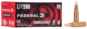 Federal American Eagle, Fed Ae5728a 5.7x28 40 Fmj 50/10 Federal American Eagle, Fed Ae5728a 5.7x28 40 Fmj 50/10