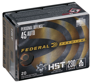Federal Premium, Fed P45hst2s       45a     230 Hstjhp        20/10 Federal Premium, Fed P45hst2s       45a     230 Hstjhp        20/10