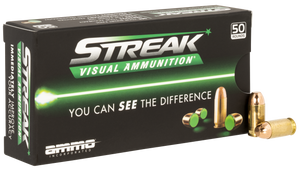Ammo Incorporated Streak Visual (green), Ammoinc 380100tmcstrkgrn50 380 100 Tmc Strk  50/20 Ammo Incorporated Streak Visual (green), Ammoinc 380100tmcstrkgrn50 380 100 Tmc Strk  50/20