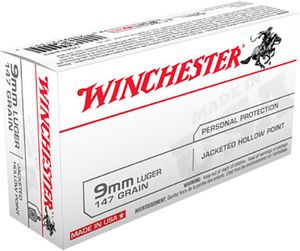 Winchester Ammo Usa, Win Usa9jhp2 9mm 147 Jhp 50/10 Winchester Ammo Usa, Win Usa9jhp2 9mm 147 Jhp 50/10