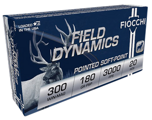 Fiocchi Field Dynamics, Fio 300wmb    300        180 Psp             20/10 Fiocchi Field Dynamics, Fio 300wmb    300        180 Psp             20/10