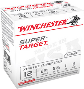 Winchester Ammo Super-target, Win Trgtl128 Sup Tgt 12 2.75 8sh 1oz 25/10 Winchester Ammo Super-target, Win Trgtl128 Sup Tgt 12 2.75 8sh 1oz 25/10