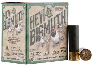 Hevishot Hevi-bismuth, Hevi Hs16702 Bismuth Wf   16 2.75  2   11/8  25/10 Hevishot Hevi-bismuth, Hevi Hs16702 Bismuth Wf   16 2.75  2   11/8  25/10